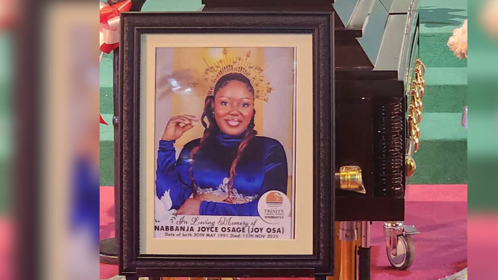 Renowned Ugandan Gospel Artist Joy Osa Nabbanja has passed away.Uganda's gospel music community is in mourning following the sudden passing of renowned gospel artist Joy Osa Nabbanja. Joy had been grappling with health issues related to her brain and underwent surgery, but unfortunately, it was unsuccessful.